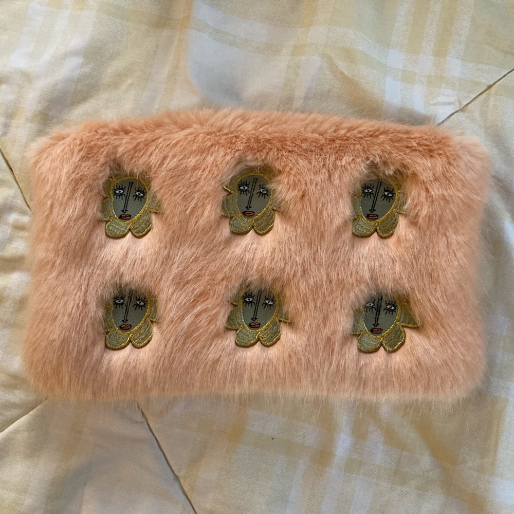 Shrimps Faux Fur Clutch